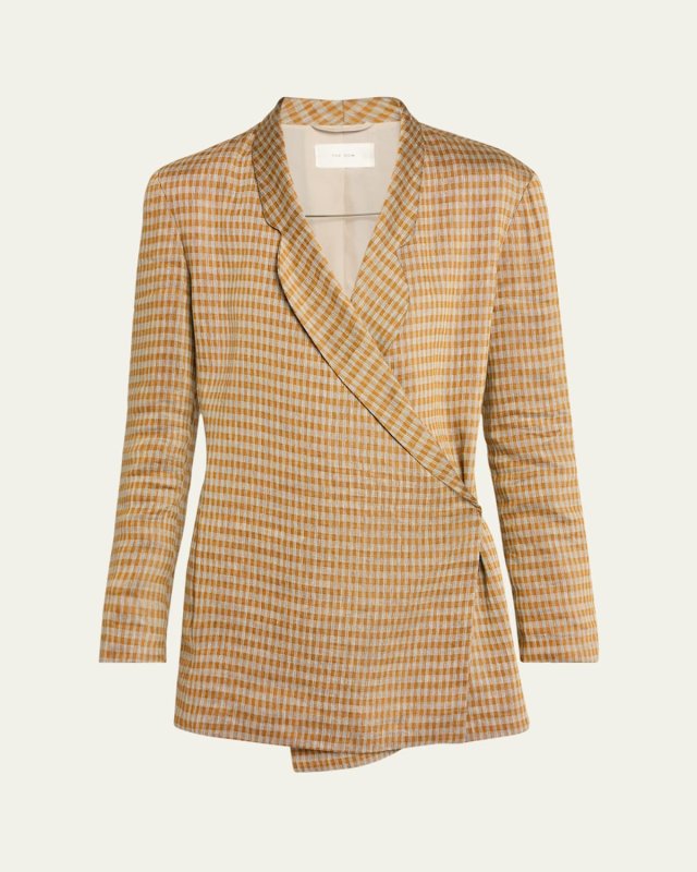 Jeremiah Check Wrap Jacket